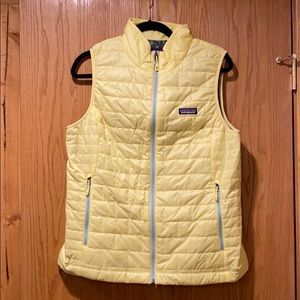 NEW Women’s Patagonia Nano Vest-Yellow